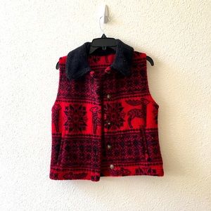 Marker Fleece Après-ski Vest Size Small